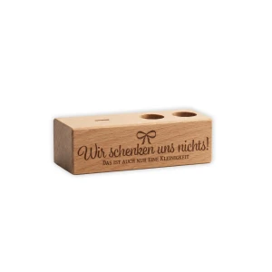 2er Gewürzständer Wir schenken uns nichts!